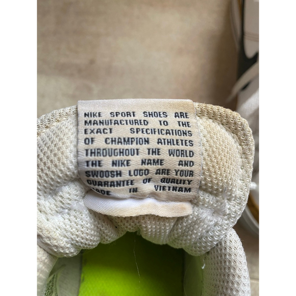 Nike Court Legacy Sneakers White Black Gold Streetwear 6.5 Retro Y2K 90s Classic - Picture 9 of 10